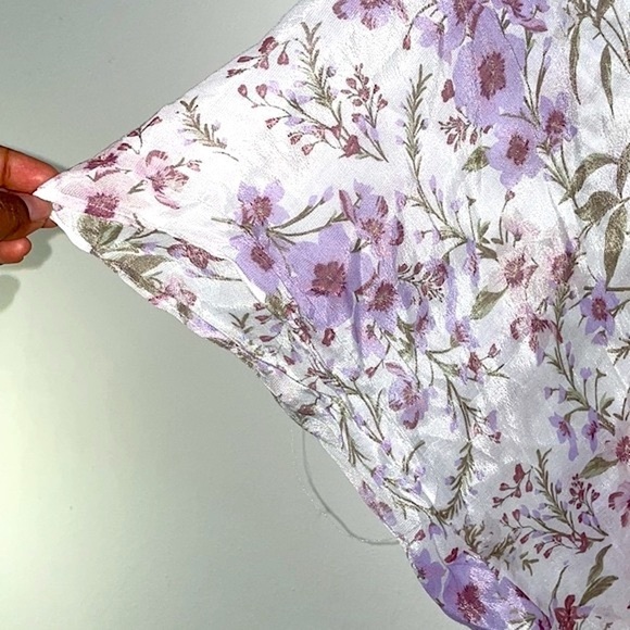 Charlotte Russe Floral Open Front Kimono Swim Coverup - Picture 7 of 11